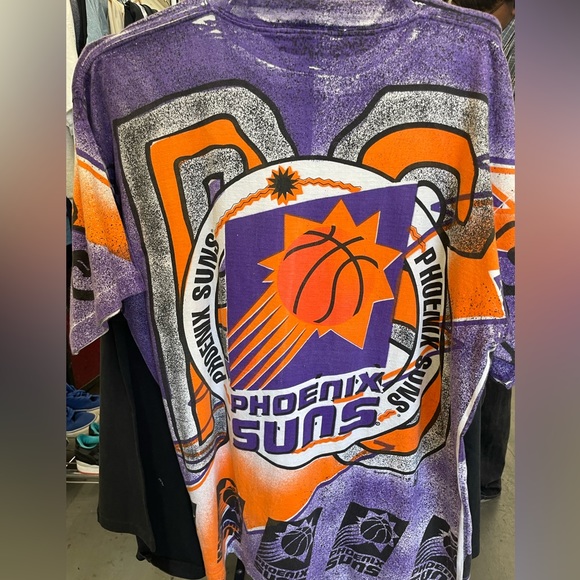 90’s Magic Johnson AOP Phoenix Suns Single Stitch Rare - Picture 2 of 4